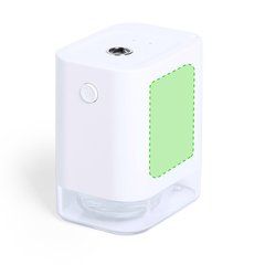 Pulverizador automático de alcohol 45ml con sensor | Centrado en un lado | 40 x 50