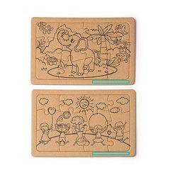 Puzzle de cartón reciclado | ZONA1 | 60 x 4