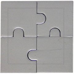 Puzzle Metálico en 3D | PUZZLE BACK | 28 x 28