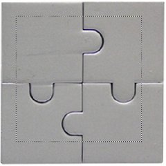 Puzzle Metálico en 3D | PUZZLE FRONT | 28 x 28