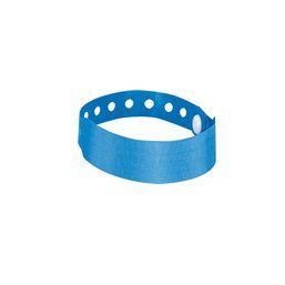 Pulsera de control o pulsera de hotel plástica personalizada Azul