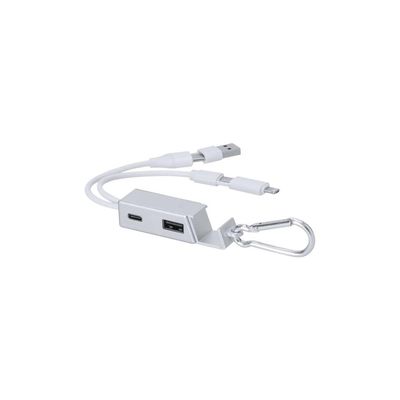 Puerto USB cargador aluminio reciclado