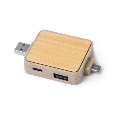 Puerto USB con 2 entradas Tipo C