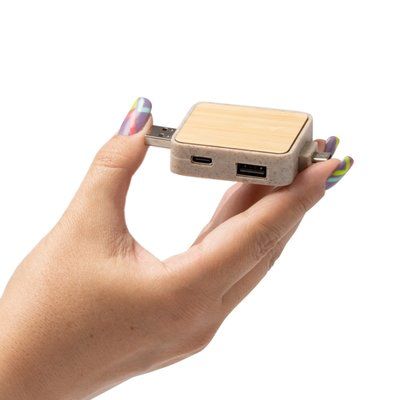 Puerto USB con 2 entradas Tipo C
