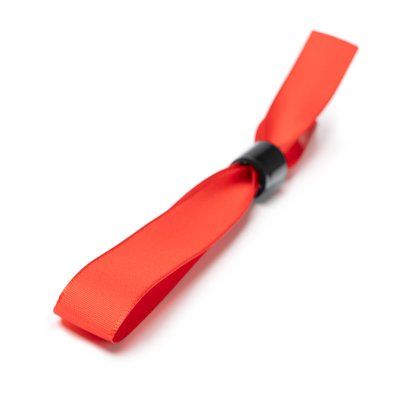Pulsera ajustable de poliéster con cierre de seguridad
