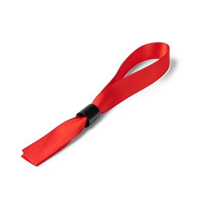 Pulsera ajustable de poliéster con cierre de seguridad