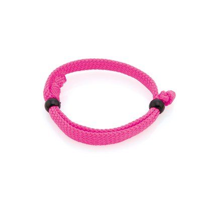 Pulsera Ajustable de Poliéster Fucsia