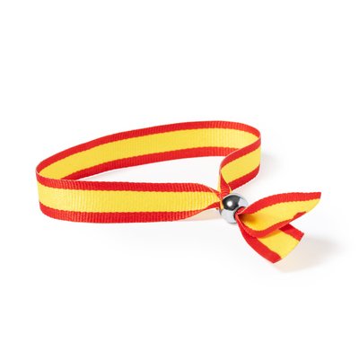 Pulsera España de Poliéster Cierre Cromado