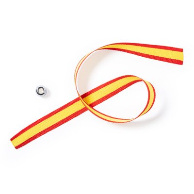 Pulsera España de Poliéster Cierre Cromado