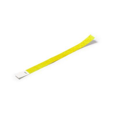 Pulsera para eventos con numeración Amarillo Talla Única Adulto