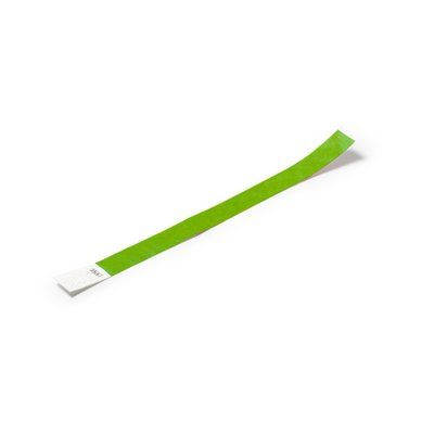 Pulsera para eventos con numeración Verde Helecho