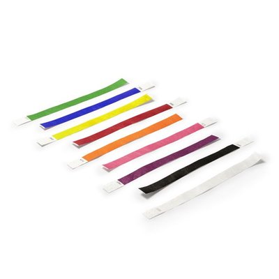 Pulsera para eventos con numeración