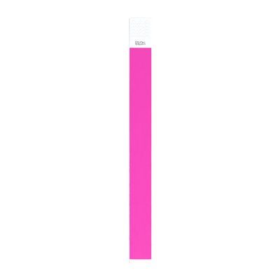 Pulsera para eventos numerada Fucsia