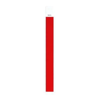 Pulsera para eventos numerada Rojo