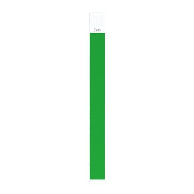 Pulsera para eventos numerada Verde Helecho Talla Única Adulto