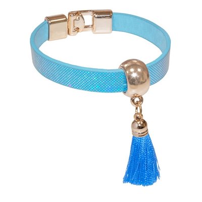 Pulsera Holográfica con Borla