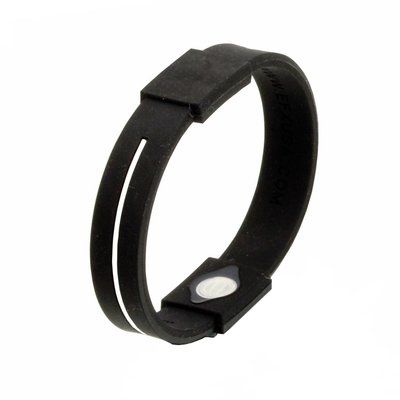 Pulsera Silicona Iones Talla Única Neg