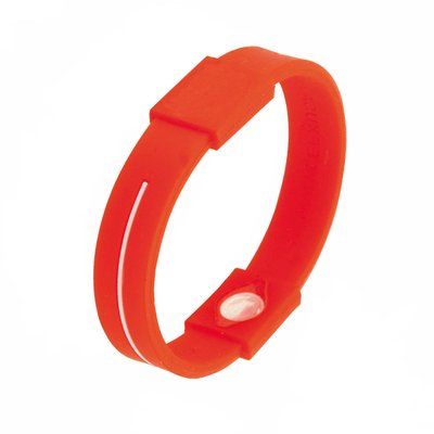 Pulsera Silicona Iones Talla Única Roj