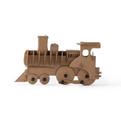 Puzzle 3D de cartón kraft TREN TALLA ÚNICA INFANTIL