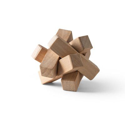 Puzzle de madera en forma de estrella