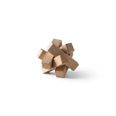 Puzzle de madera en forma de estrella