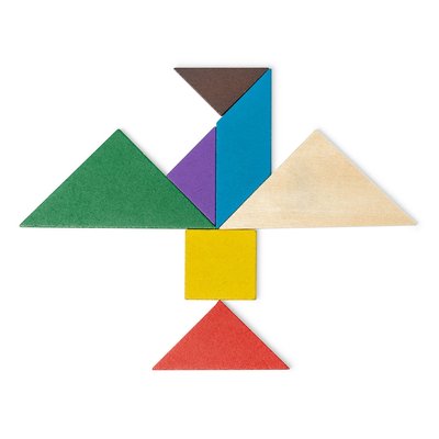 Puzzle Tangram de madera