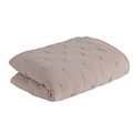 Quilt de poliéster suave Beige