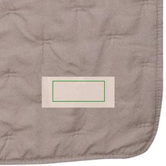 Quilt de poliéster suave | Etiqueta | 50 x 20