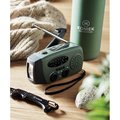Radio portátil con linterna y power bank