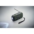 Radio portátil con linterna y power bank