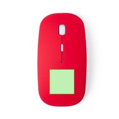 Ratón inalámbrico USB diseño extraplano de colores | Parte inferior del ratón | 30 x 30