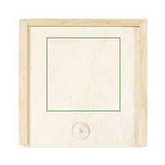 Tres en Raya en Caja de Madera | Frontal | 40 x 40