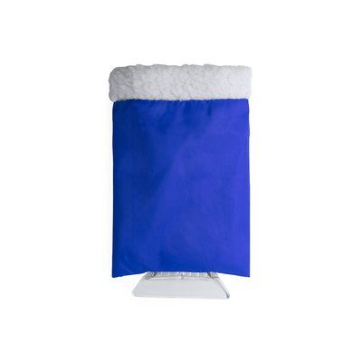 Rasqueta de hielo con guante Azul