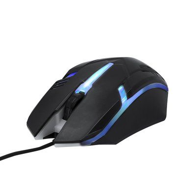 Ratón gamer con iluminación LED
