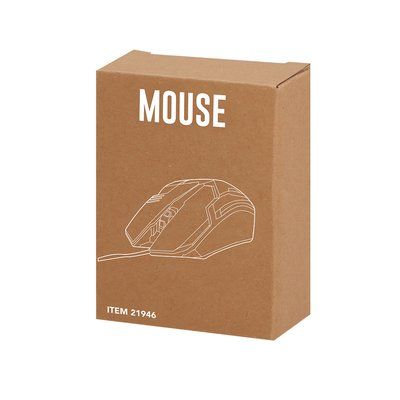 Ratón gamer con iluminación LED
