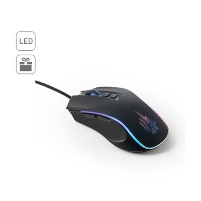 Ratón gaming iluminación RGB con 7 botones