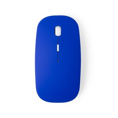 Ratón inalámbrico USB diseño extraplano de colores Azul