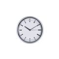 Reloj de pared aluminio y vidrio
