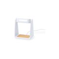 Reloj Alarma, Carga Qi, Lámpara 6 LEDs