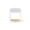 Reloj Alarma, Carga Qi, Lámpara 6 LEDs