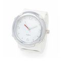 Reloj Analógico Pulsera Silicona y Hebilla Blanco