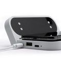 Reloj cargador inalámbrico con alarma y soporte plegable