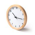 Reloj de pared vintage de bambú