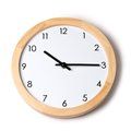 Reloj de pared vintage de bambú
