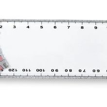 Regla transparente 15 cm con lupa Transparente