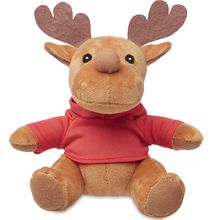 Reno Peluche Personalizable y Sublimable Rojo