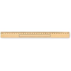 Regla de madera de pino de 30 cm | CM SIDE | 140 x 10