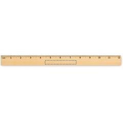 Regla de madera de pino de 30 cm | INCH SIDE PAD | 80 x 10