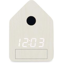 Reloj despertador pequeño con alarma cuco | FRONT SIDE 3 | 50 x 15
