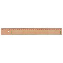 Regla de Madera 30 cm | Frontal | 250 x 15